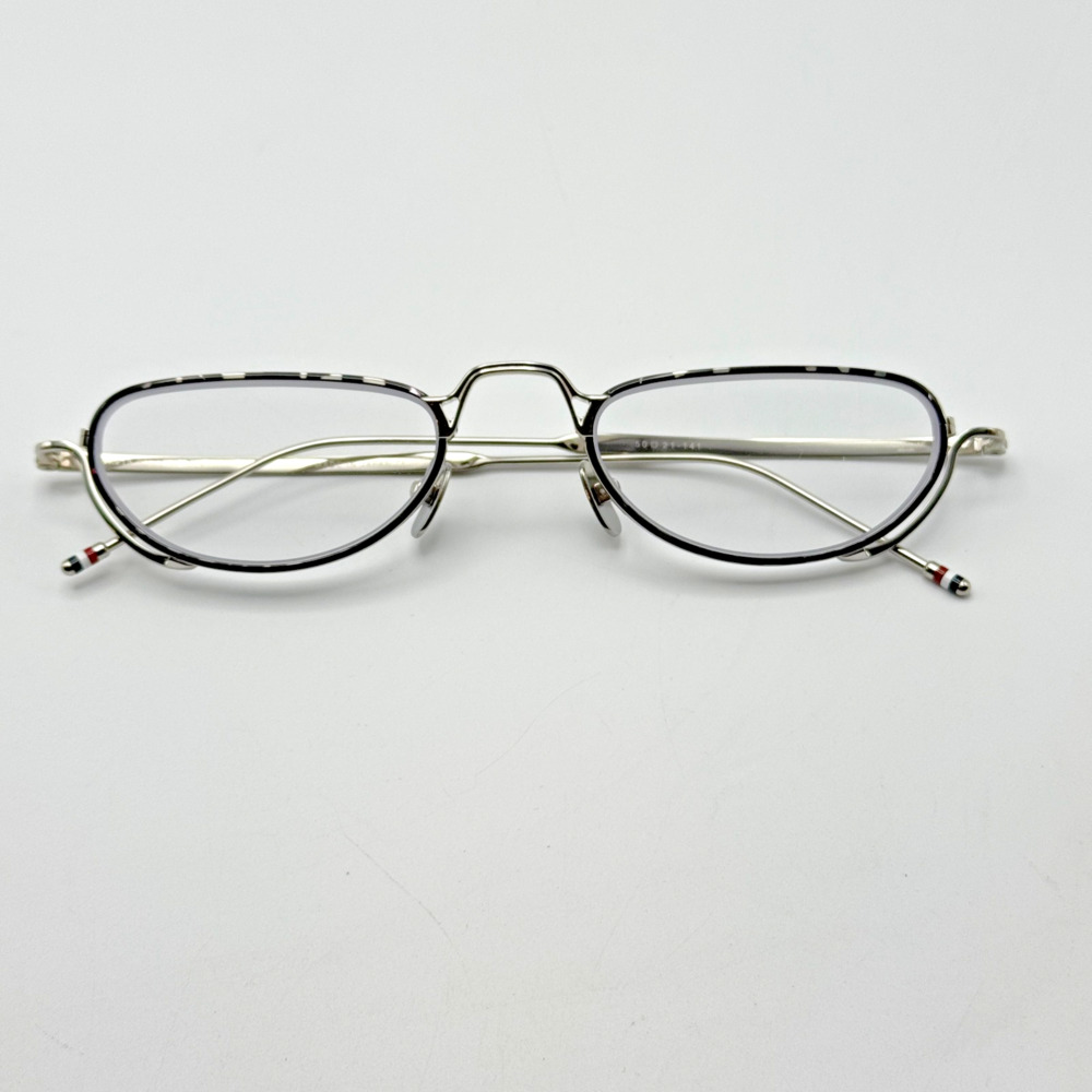 Thom Browne Eyeglasses Frame TBX913 5002 Tortoise Silver 50-21-141 New Authentic